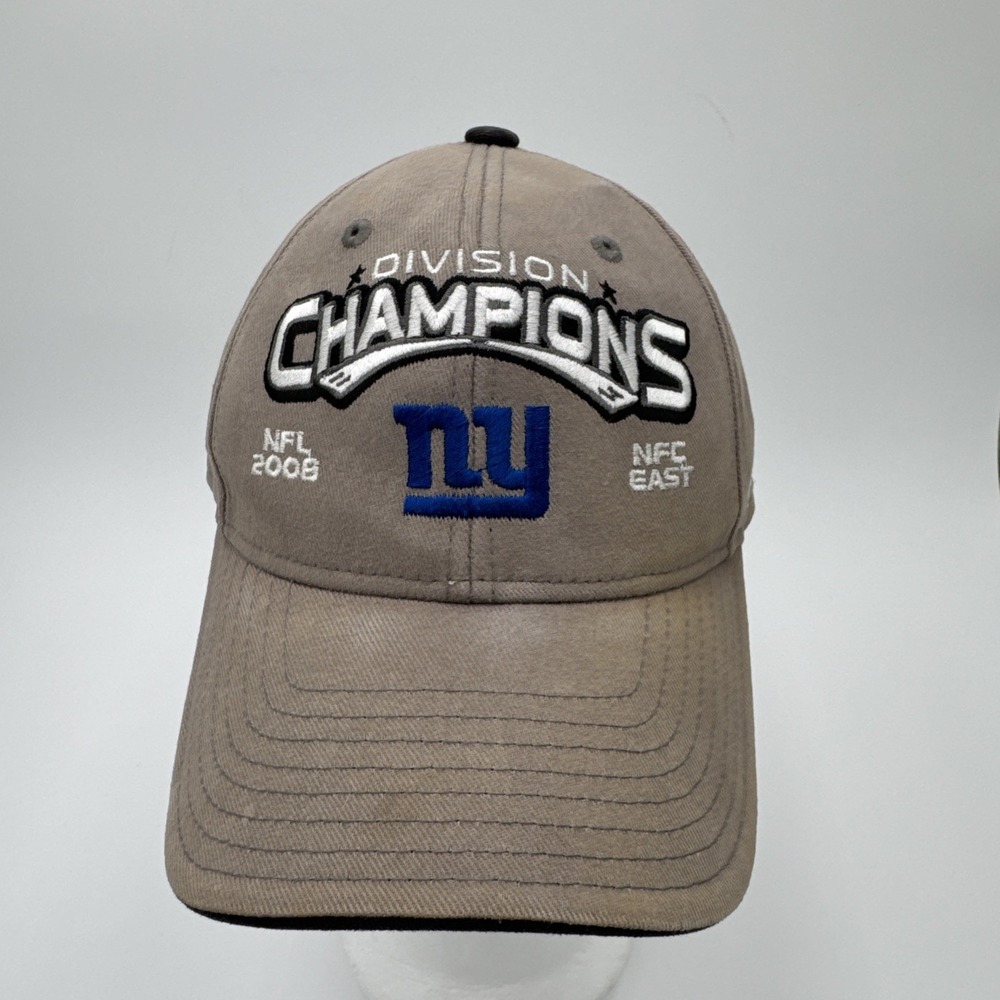 Reebok NY Giants 2008 Division Champions Hat-One Size Fits All - Pre Owned NFC E